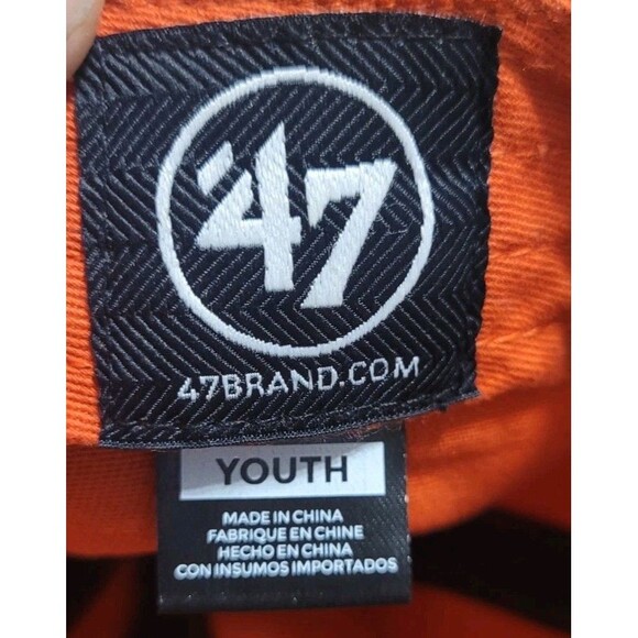 Houston Astros - '47 Brand - Youth Hat - Orbit Clean Up Orange Cap MLB Baseball - Picture 7 of 7